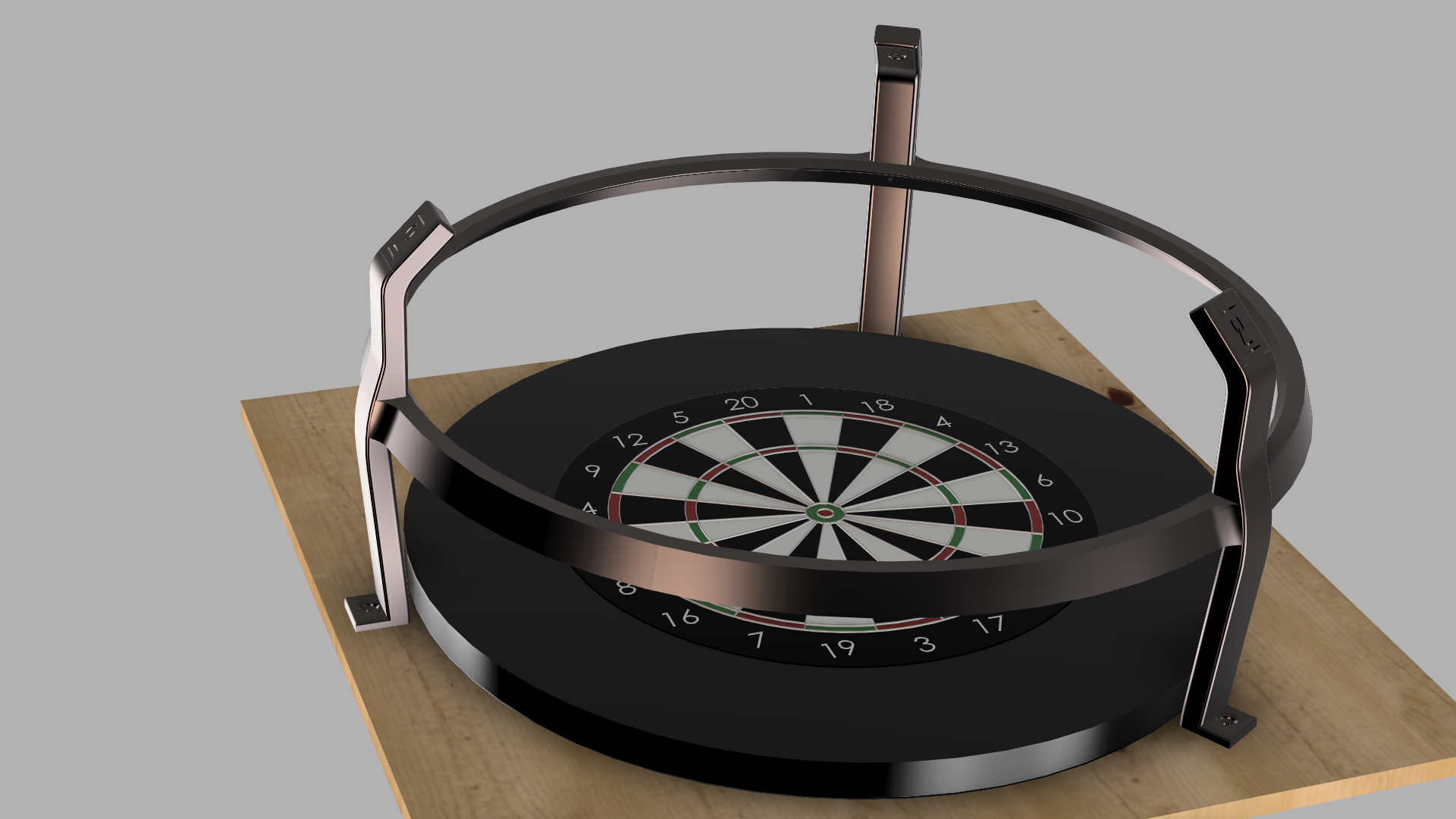 MONOLITHIOS - Dart-Ring (inkl. Kamera-Arme) | passend für AUTODARTS